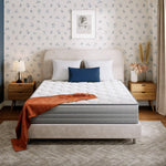 POSMOND Queen Hybrid Mattress, Mattress in a Box, 12 inch Pocket Spring, Medium Support, Pressure Relief, CertiPUR-US Certified