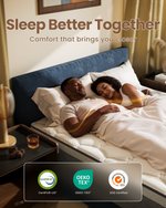 Sleep Deeply.Dream Happily. Twin Mattress 8 Inch Individually Pocket Springs Twin Medium Hybrid Mattress