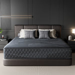 POSMOND Twin XL Mattress, 8 inch Medium Firm Hybrid Mattress with Antistatic Breathable Euro Top Cover