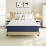 POSMOND Queen Mattress, 12'' Cooling Gel Memory Foam, Pocket Spring, Motion Isolation and Pressure Relief, Mattress in a Box, CertiPUR-US