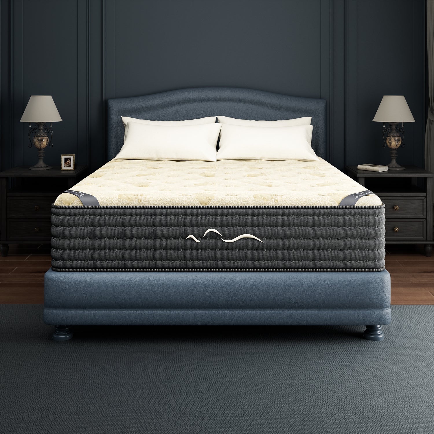Babo Care Twin Size Hybrid Mattress,12 Inch Double Sided with Cooling Gel Memory Foam and Pocket Spring Mattress in a Box, Motion Isolation & Pressure Relief,CertiPUR-US